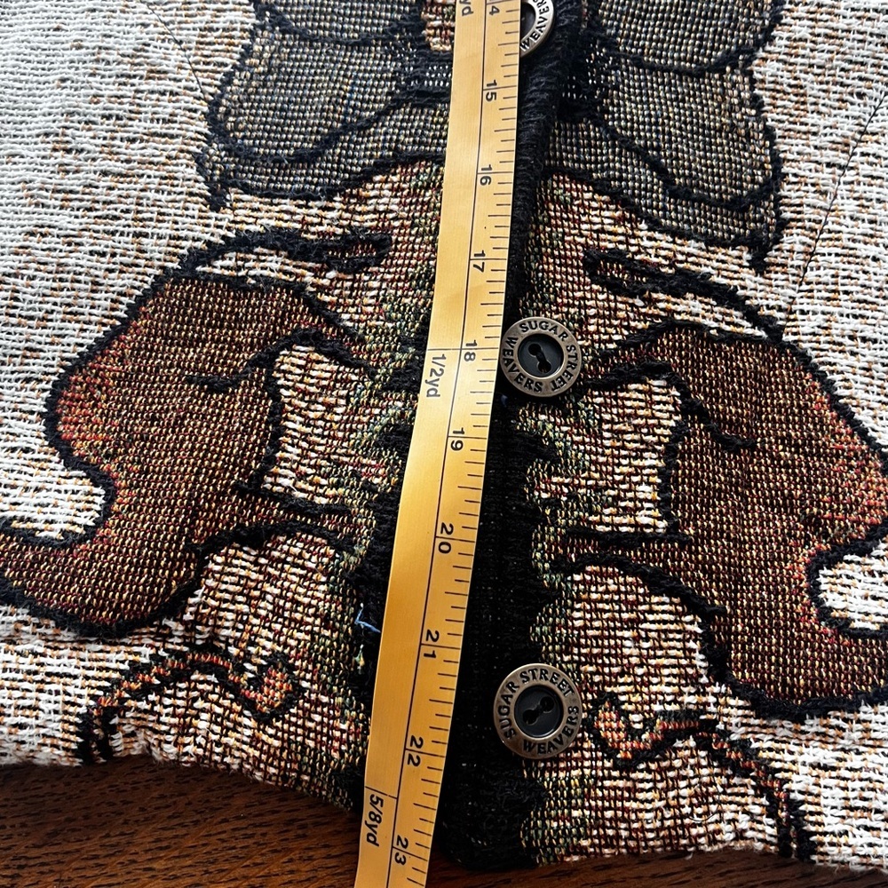 Sugar Street Weavers Vintage Safari Print Jacket Medium USA - Picture 8 of 10